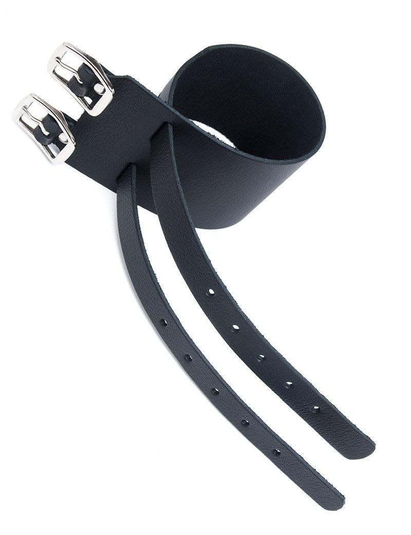 2-Strap Leather Wrist Band - Image 3