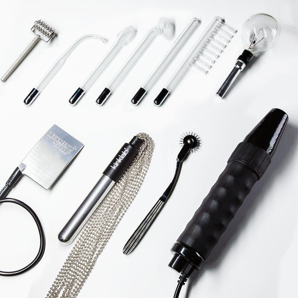 KinkLab Agent Noir™ Neon Wand Electrosex Kit - Image 5