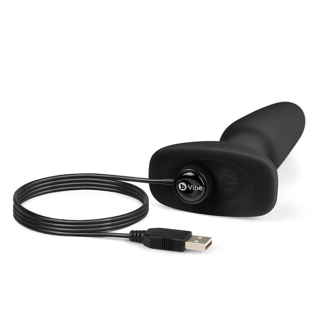 b-Vibe Rimming Butt Plug 2, Black - Image 5