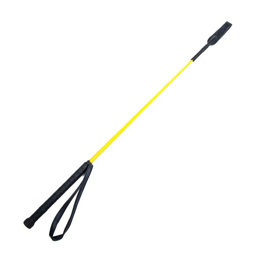 Basic Riding Crop w/ Wrist Loop, Yellow