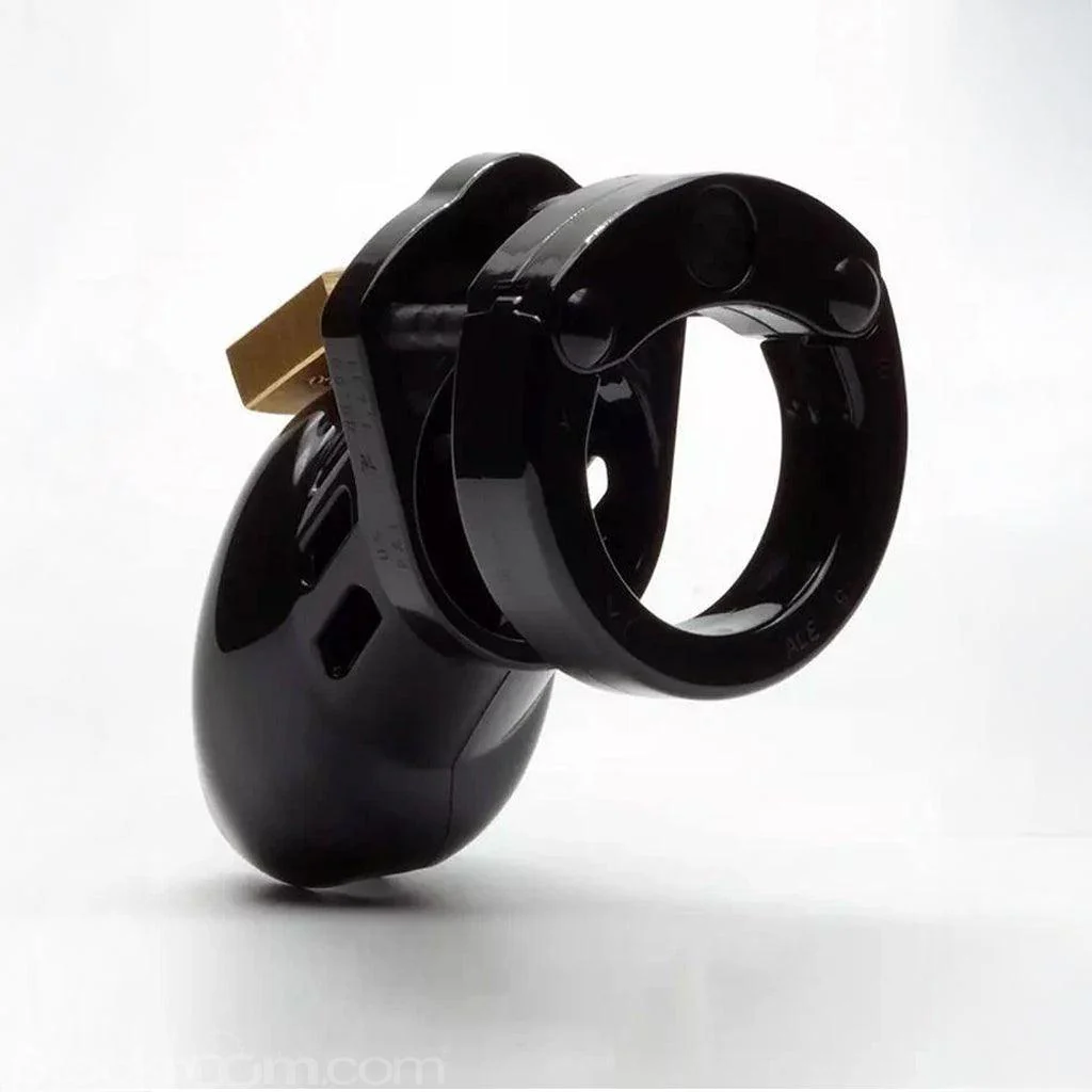 CB-6000S Male Chastity Device, Black - Image 3