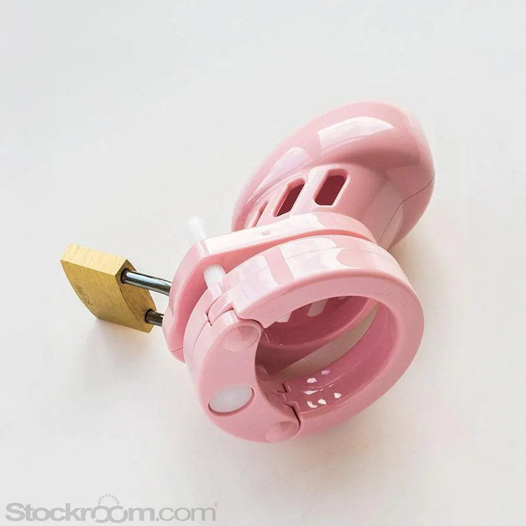 CB-6000S Male Chastity Device, Pink - Image 2