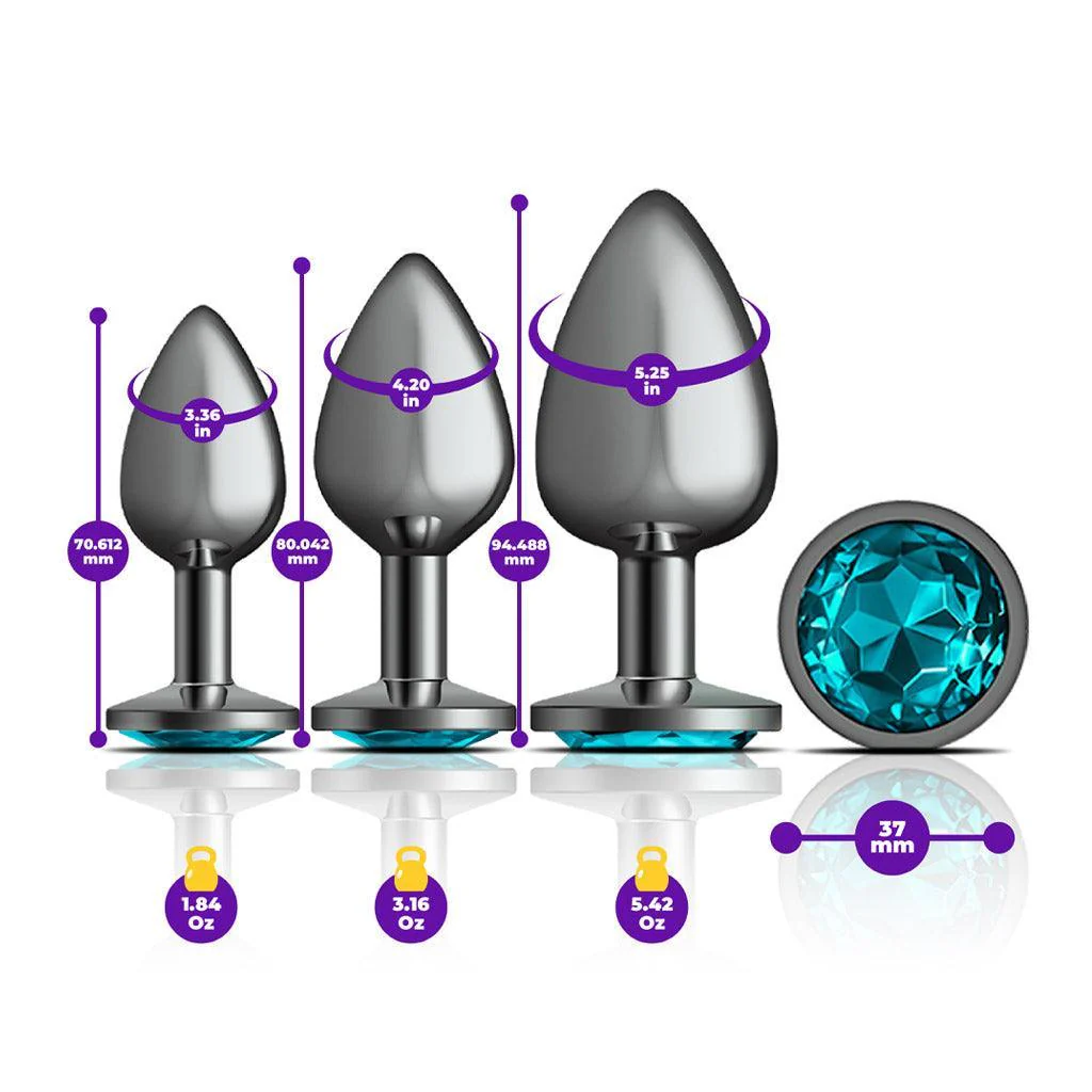 Charms Gunmetal Anal Trainer Kit - Image 3