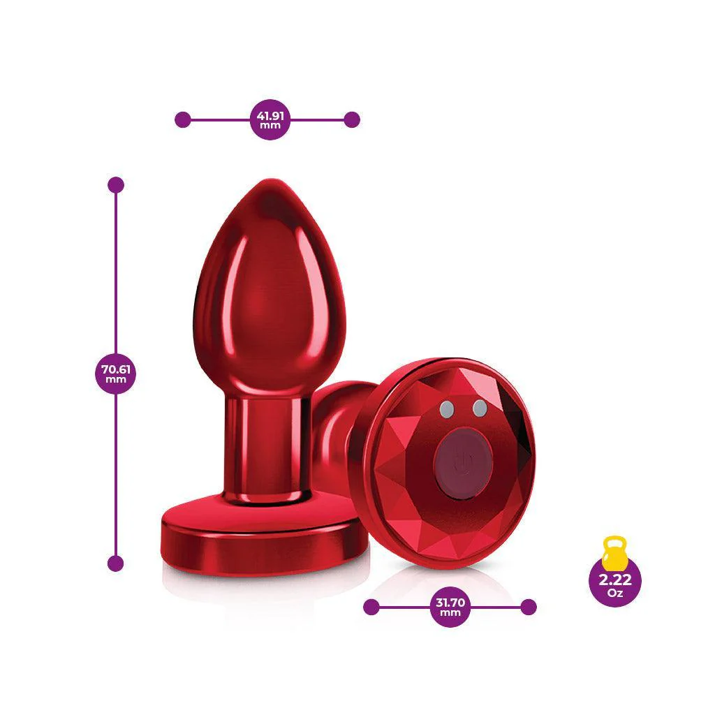 Charms Vibrating Metal Butt Plug - Image 5