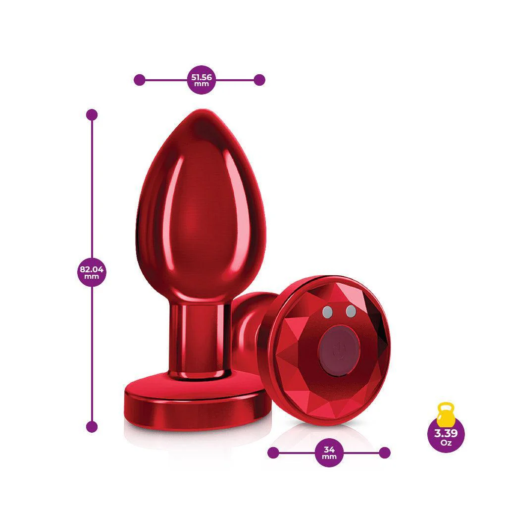 Charms Vibrating Metal Butt Plug - Image 6