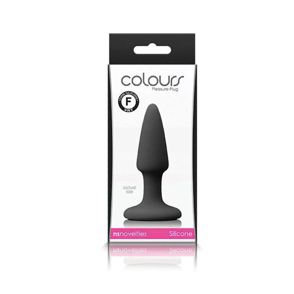 Colours Pleasures Mini Butt Plug, Black - Image 2