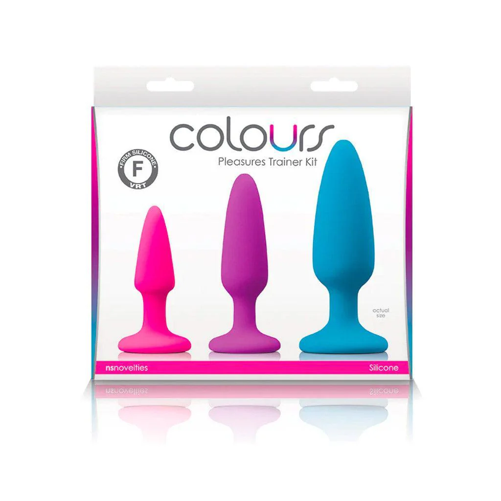 Colours Pleasures Multicolor Silicone Anal Trainer Kit - Image 2