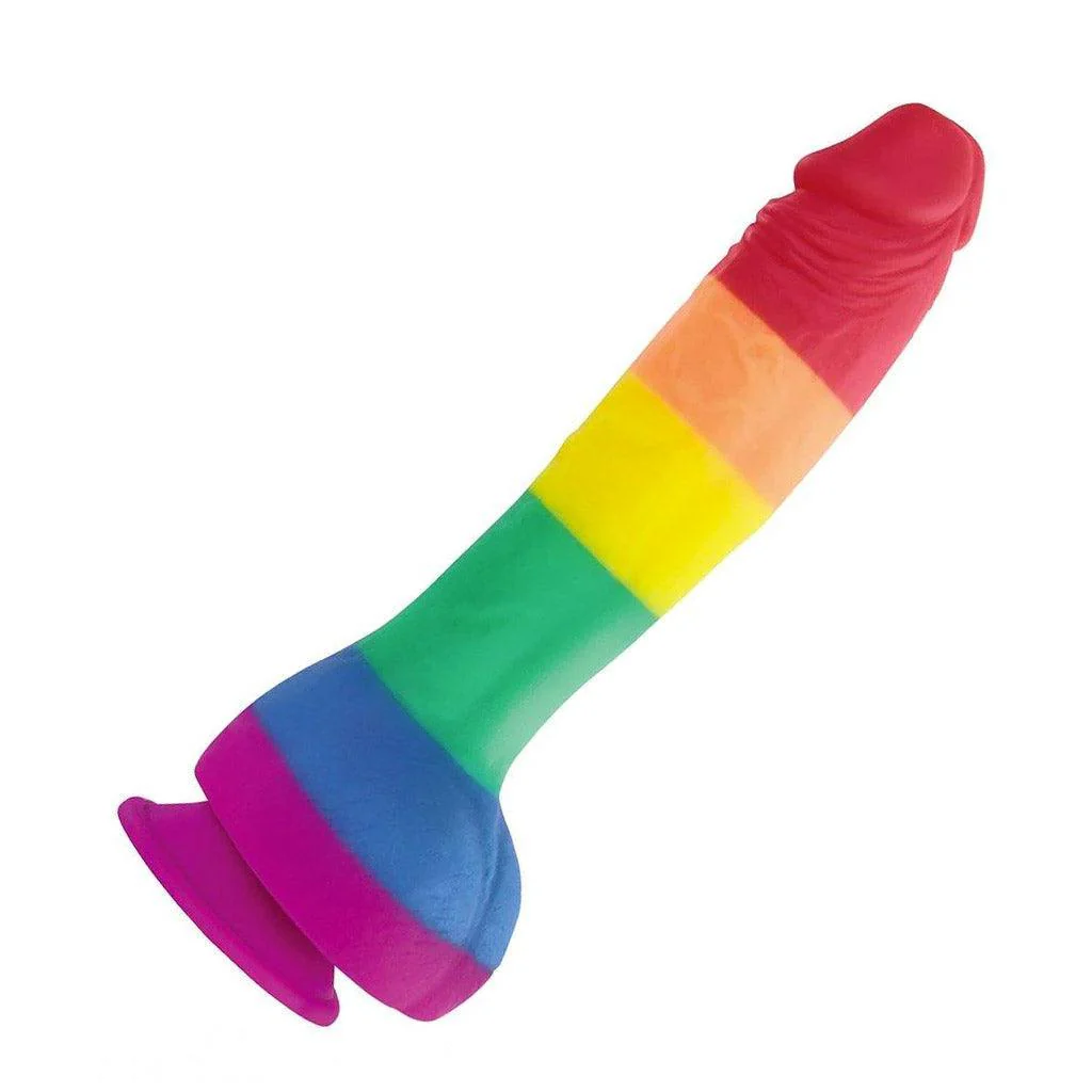 Colours Pride Edition Silicone Dildo, 8"