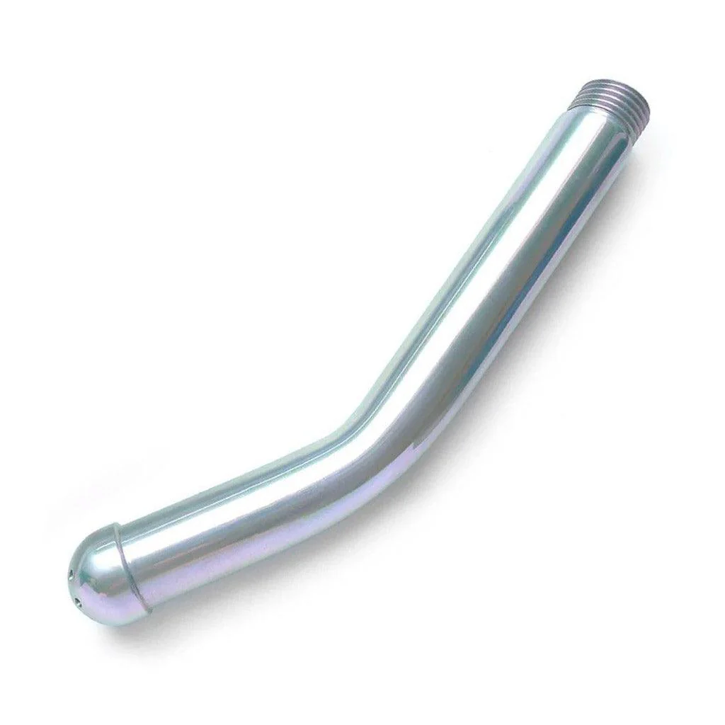 Curved Douche Head 8" Long, Aluminum