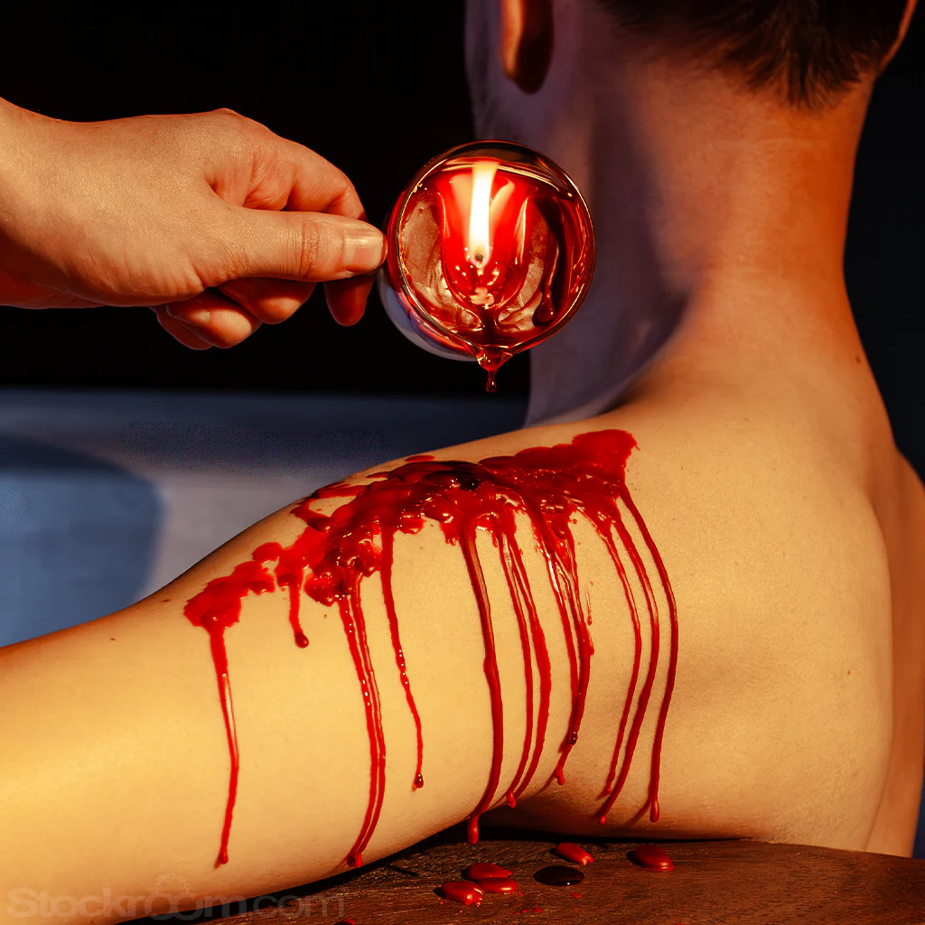 Easy Pour Wax Play Candle with Wooden Handle - Image 2