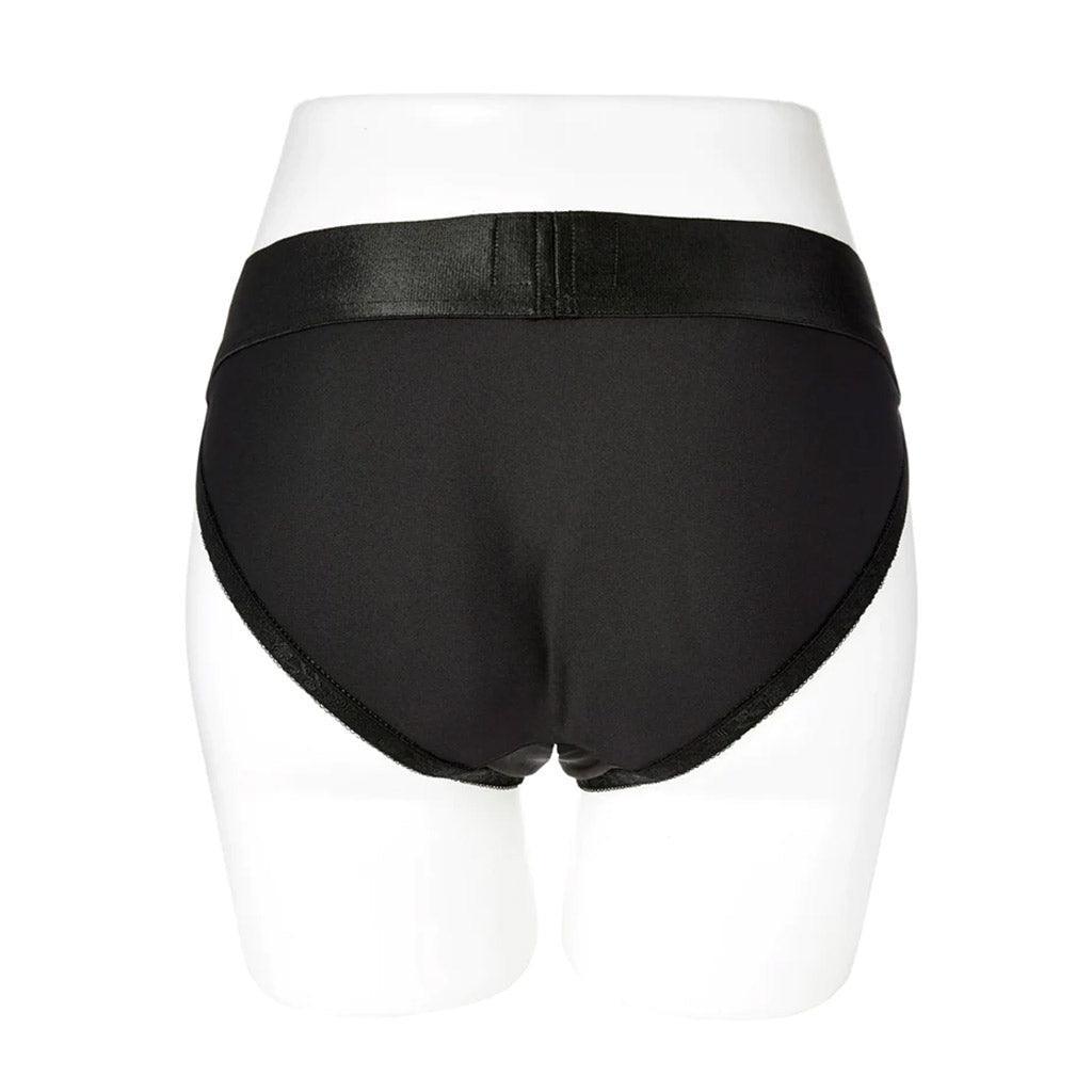 Em.Ex. Silhouette Crotchless Strapon Harness, Black - Image 3