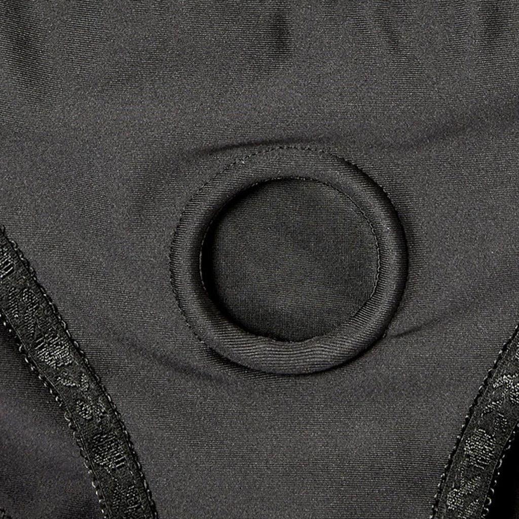 Em.Ex. Silhouette Crotchless Strapon Harness, Black - Image 4