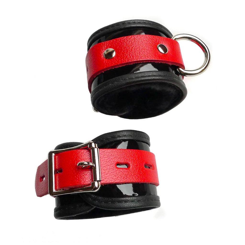 Firecracker Patent Leather Wrist Restraints® - Image 2