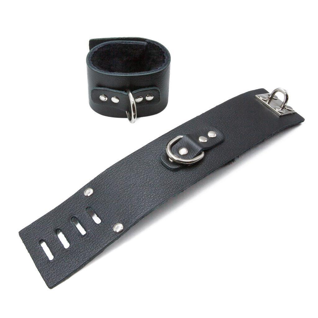 Sheepskin-Lined Ankle Cuffs w/ D-Ring - Image 3