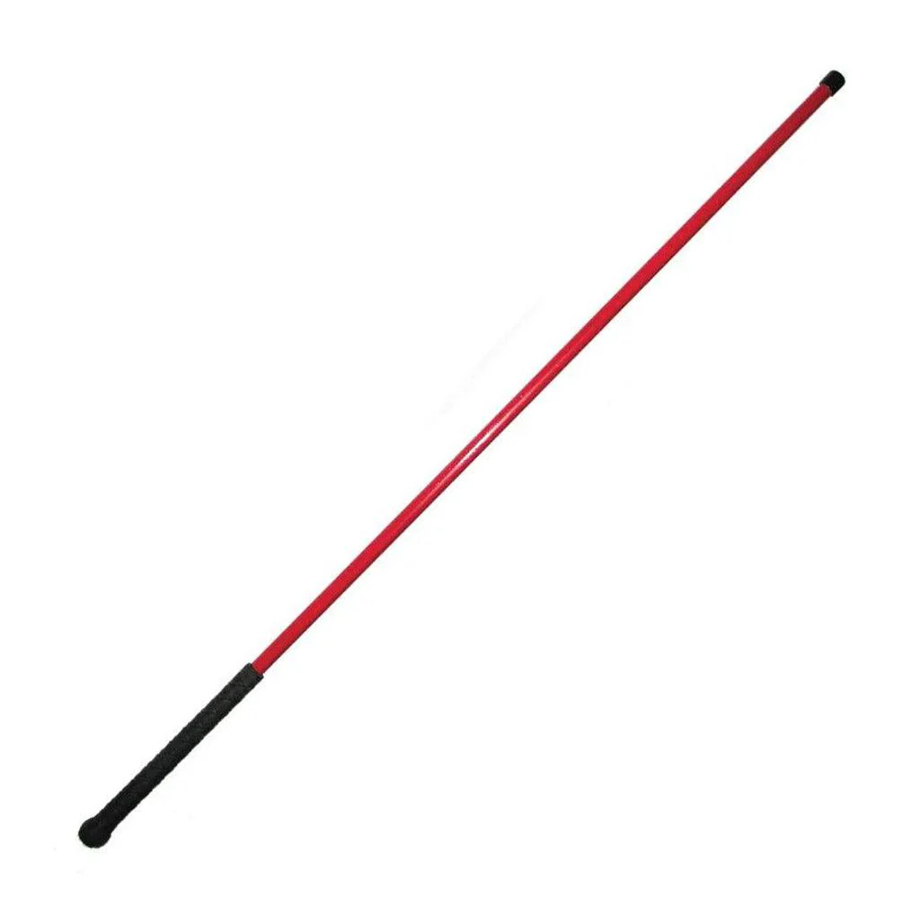 Heavy Red Fiberglass Cane, Rubber Handle