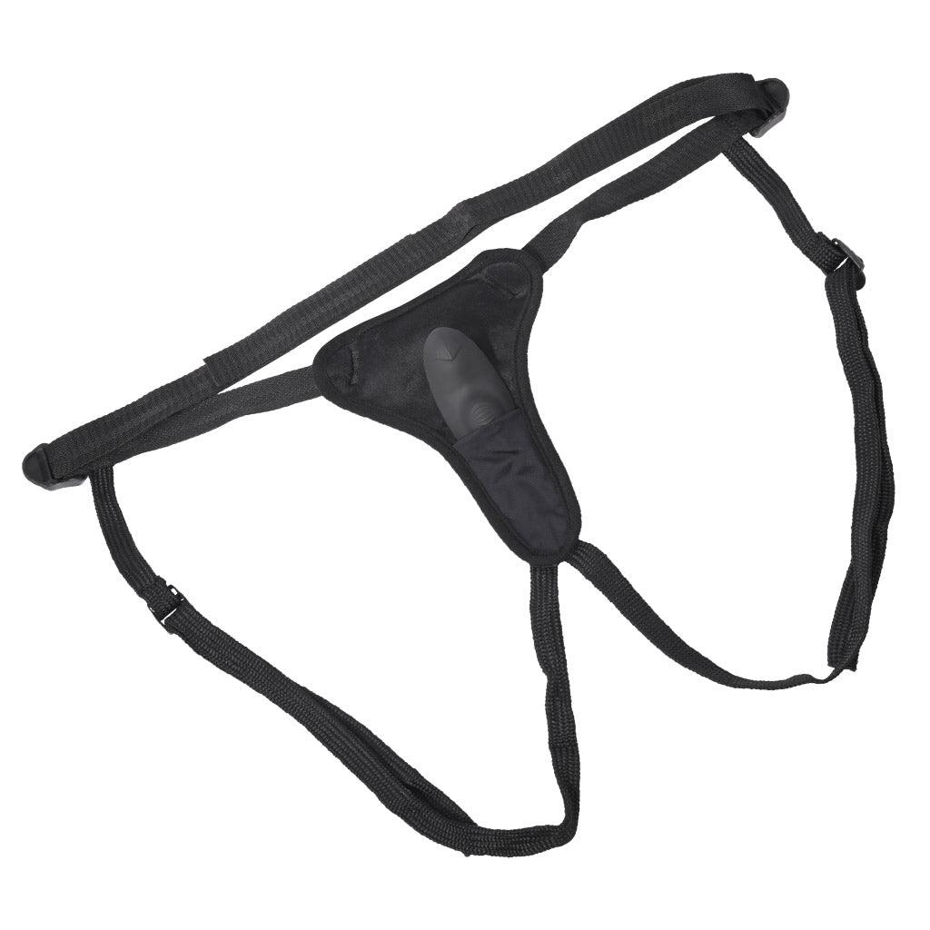 Hidden Pocket Strap On with Panty Vibrator - Image 3