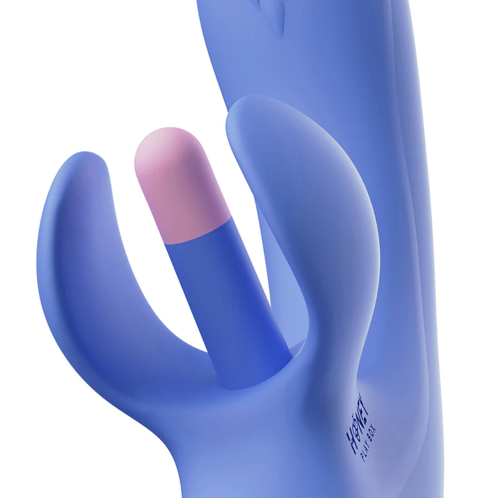 Honey Play Box Fortexa App-Controlled Kinky Finger Flapping Dual Stimulator, Blue - Image 2