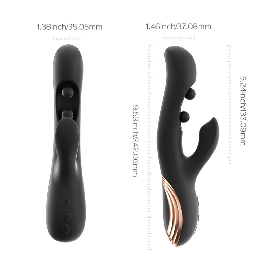 Honey Play Box Gem Pressure-Sensing App-Controlled Twin Balls Rabbit, Black - Image 3