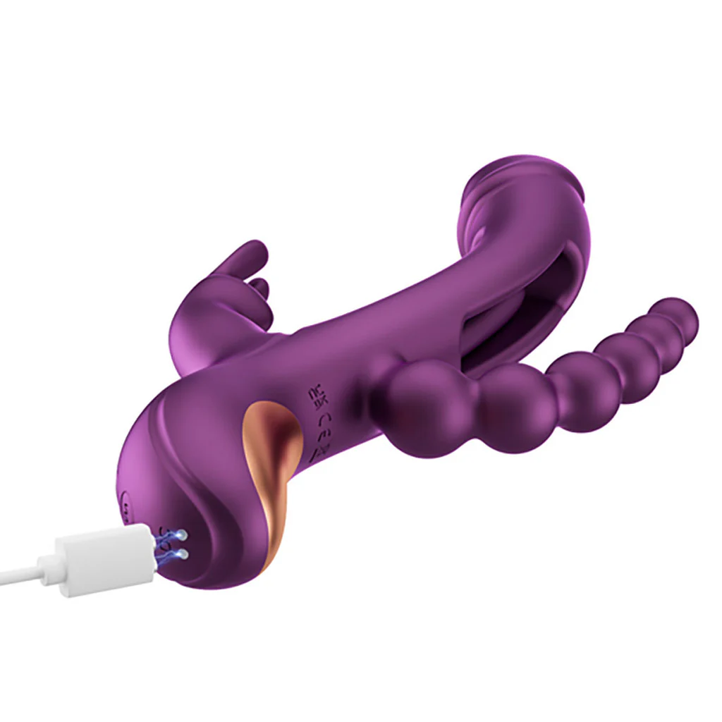 Honey Play Box Trilux Kinky Finger Rabbit Vibrator with Anal Beads - Image 6
