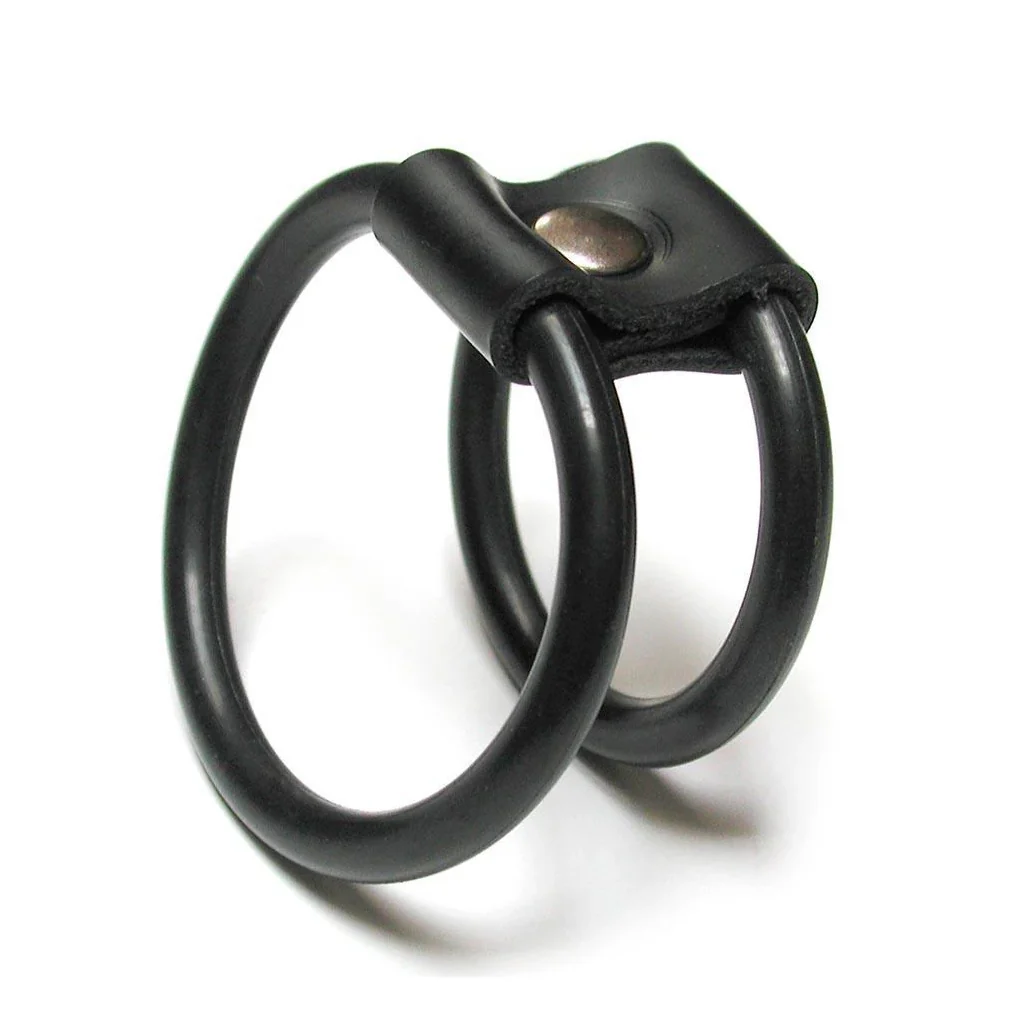 KinkLab Double-O Cock Ring, Rubber