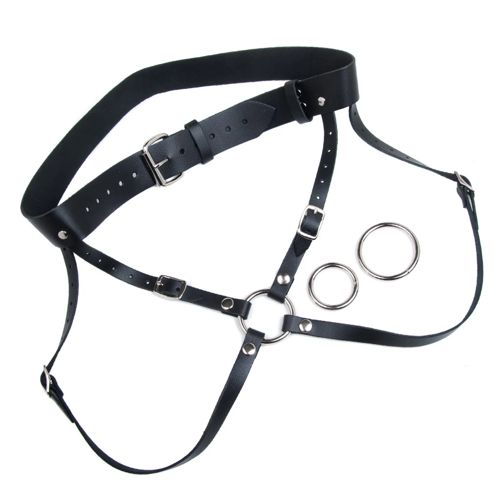 KinkLab Low-Rise Leather Strap On