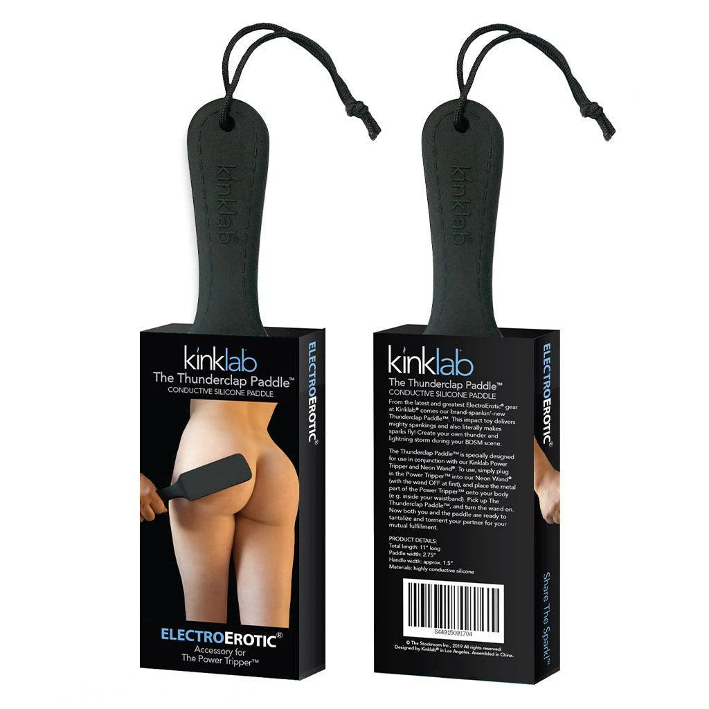 KinkLab Thunderclap Electro Conductive Paddle Neon Wand® Attachment - Image 3