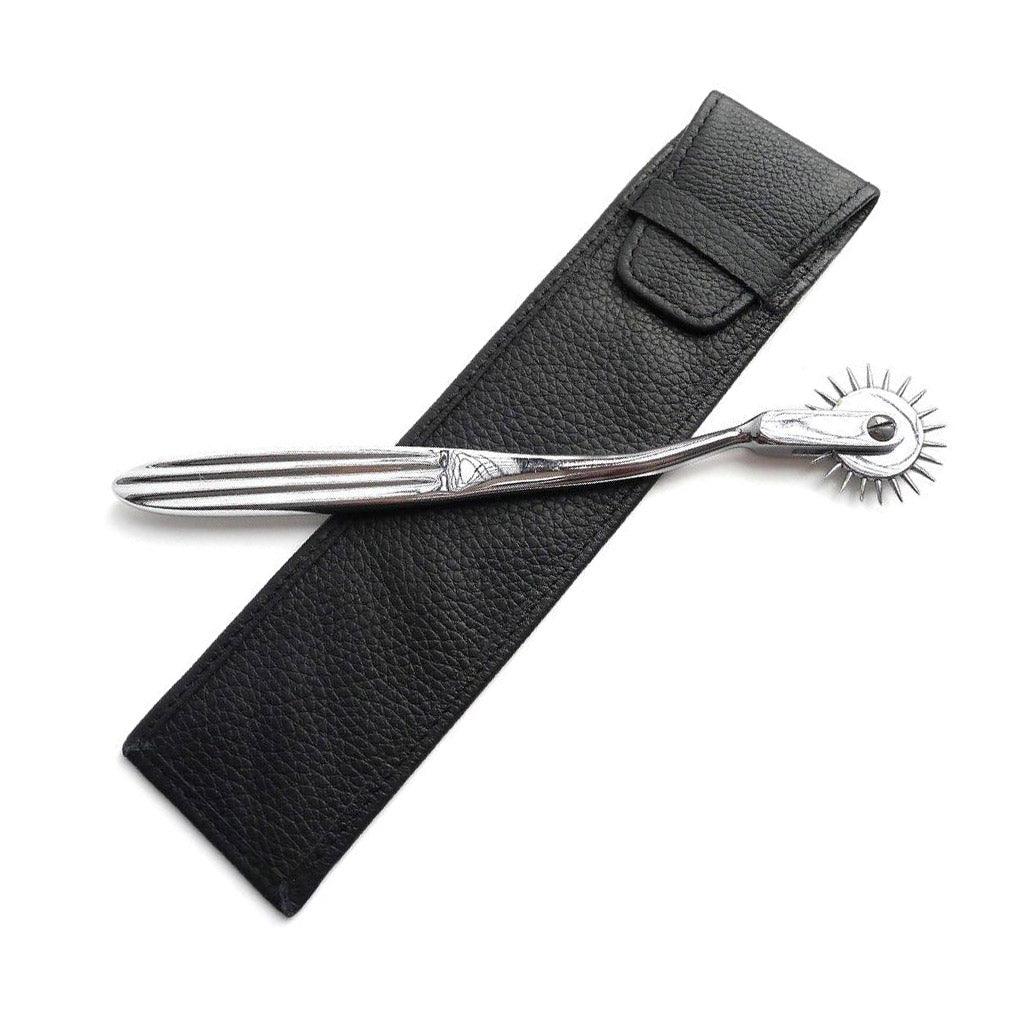 KinkLab Wartenberg Pinwheel with Leather Sheath - Image 2