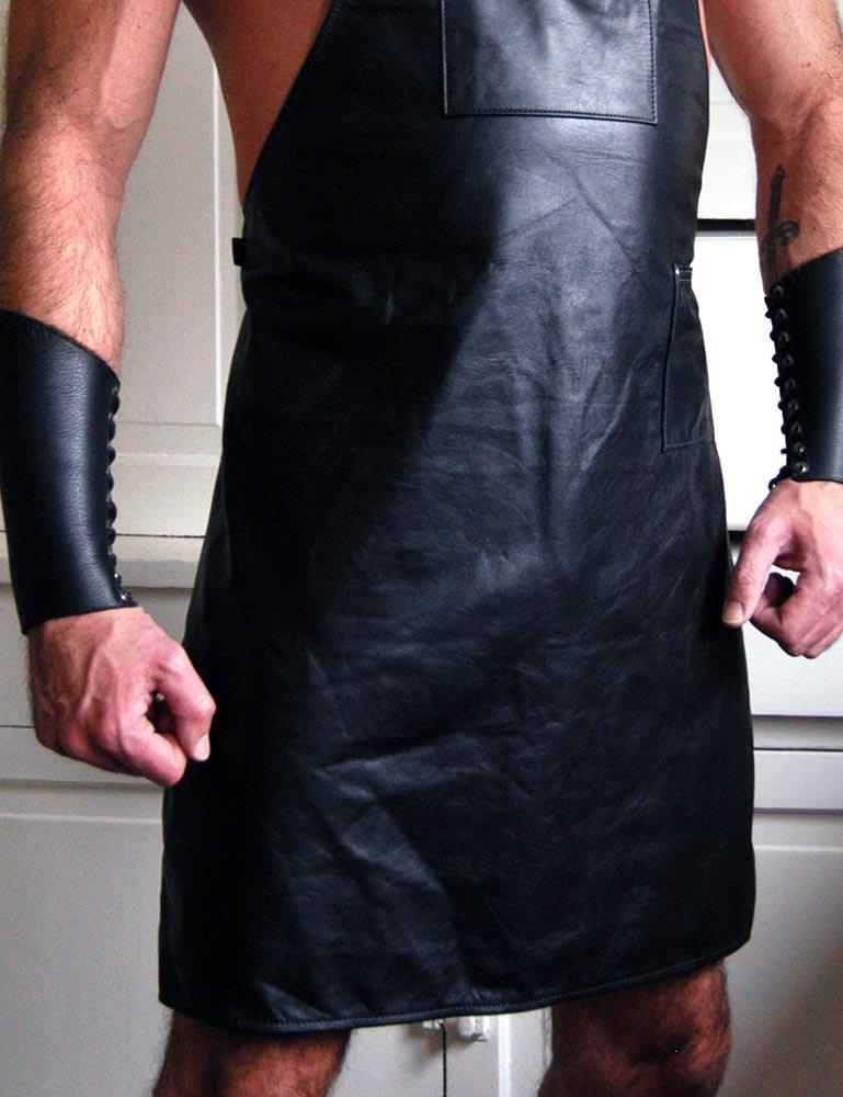 Lace-Up Leather Gauntlet - Image 4