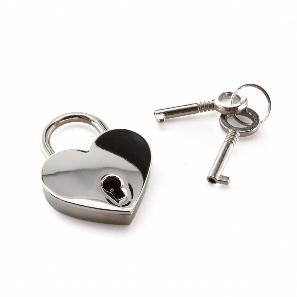 Large Heart Padlock - Image 3
