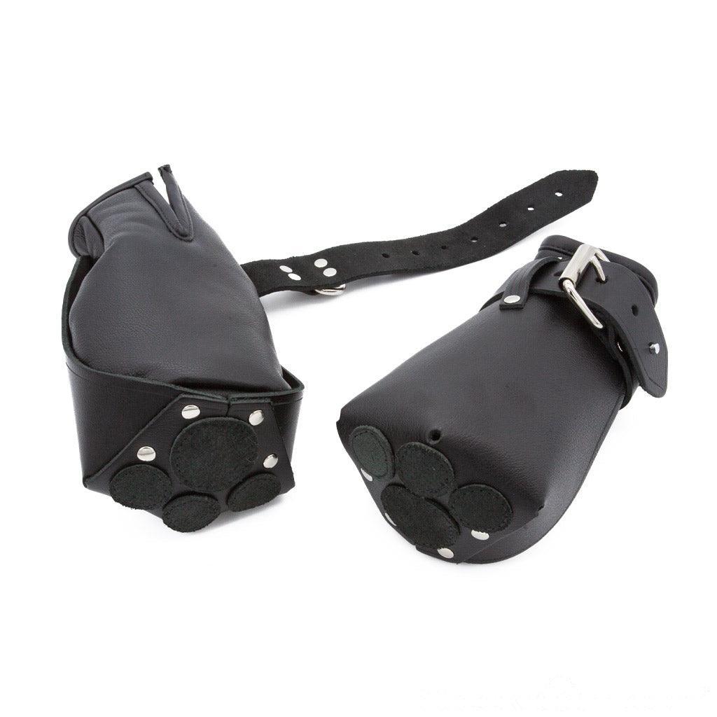 Leather Puppy Paw Fist Mitts - Image 2