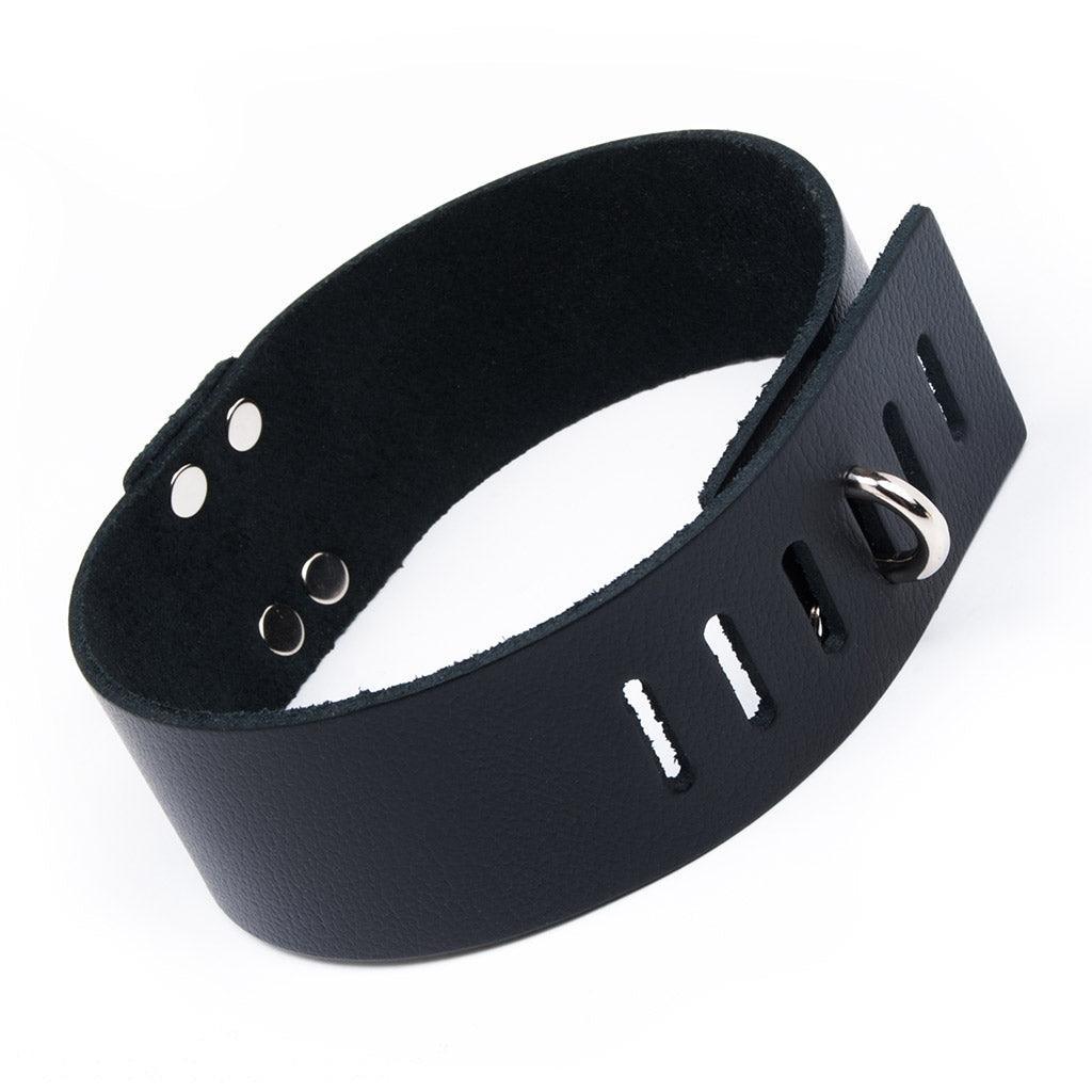 Locking Leather Collar, 1 1/2" - Image 5