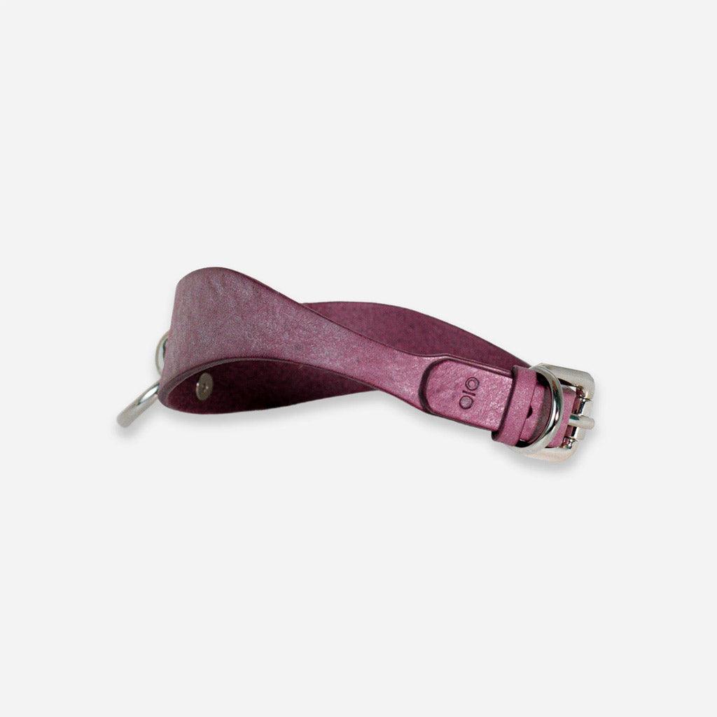 Luxury Leather Day Collar by Neon Coyotes, Haze and Nickel- Stockroom Exclusive - Image 4