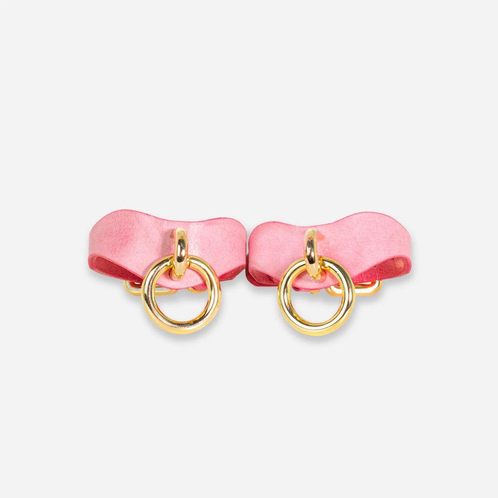 Luxury Leather Day Cuffs by Neon Coyotes, Blush - Image 3