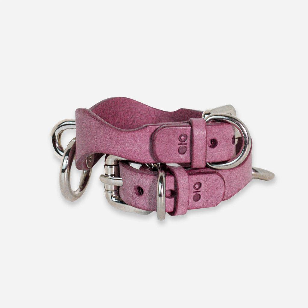 Luxury Leather Day Cuffs by Neon Coyotes, Haze with Nickel, Stockroom Exclusive - Image 3