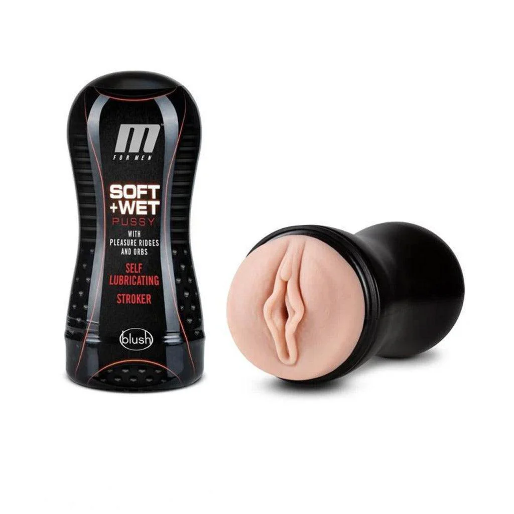 M for Men Self Lubricating Stroker Cup, Vanilla