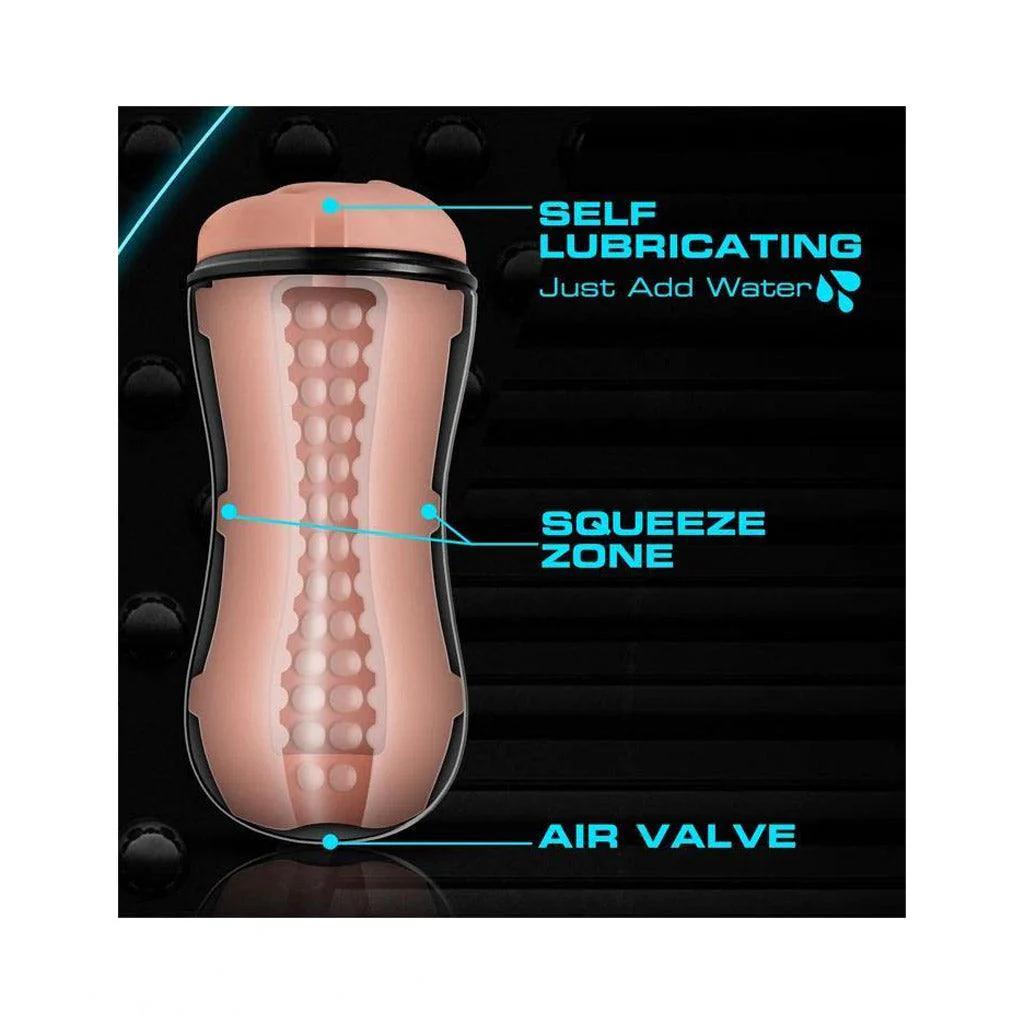 M for Men Self Lubricating Stroker Cup, Vanilla - Image 4