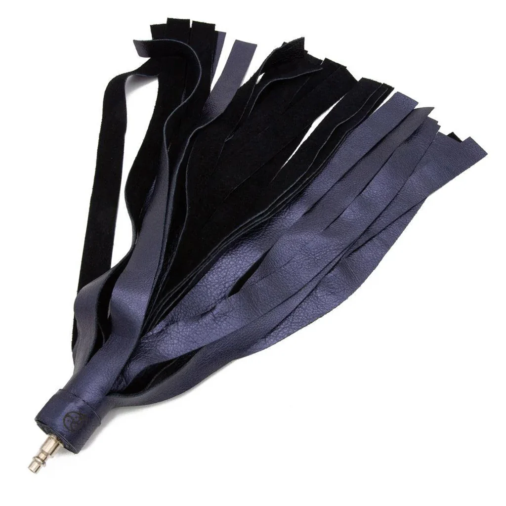 Metallic Cow Leather Interchangeable Flogger Head 1" - Image 2