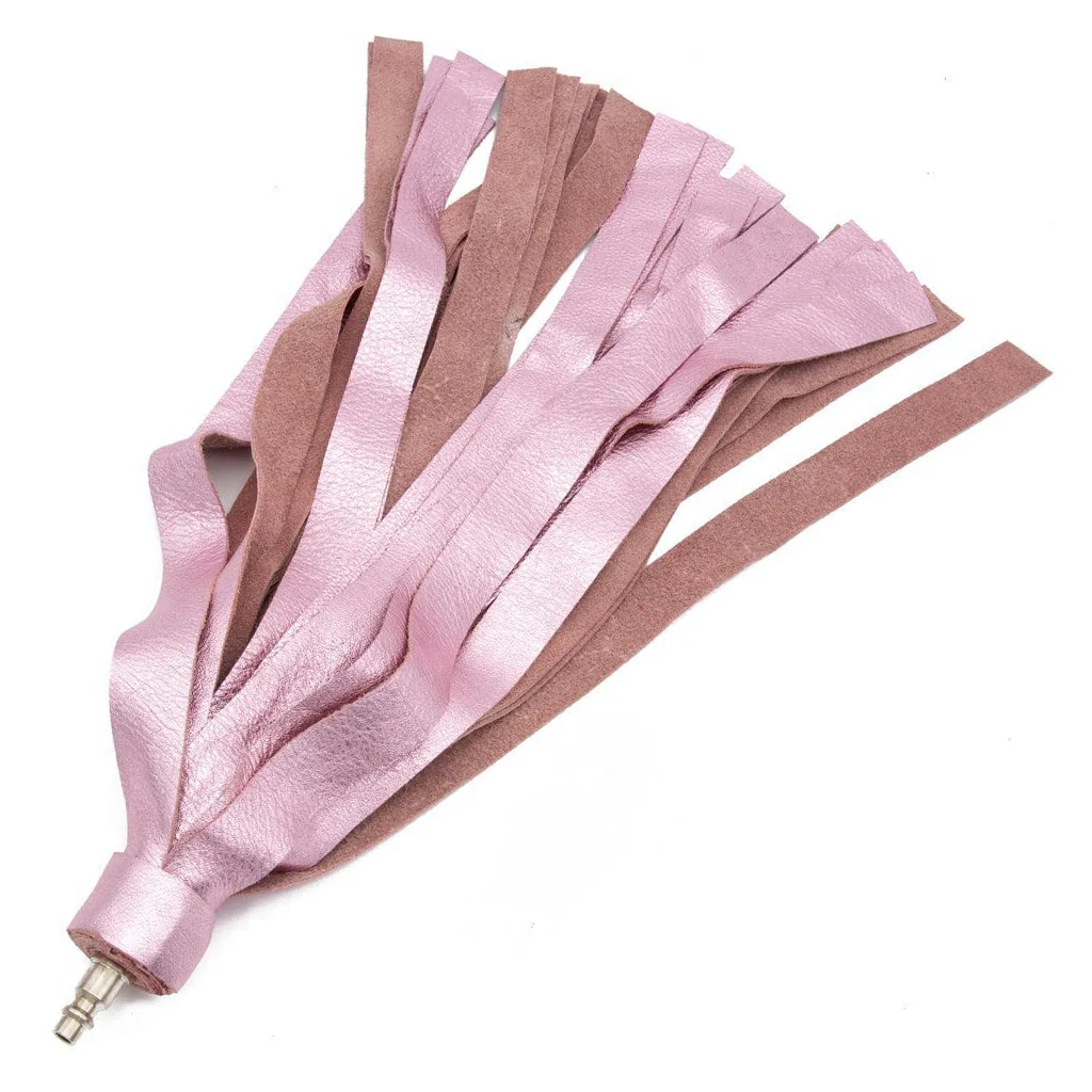 Metallic Cow Leather Interchangeable Flogger Head 1" - Image 3