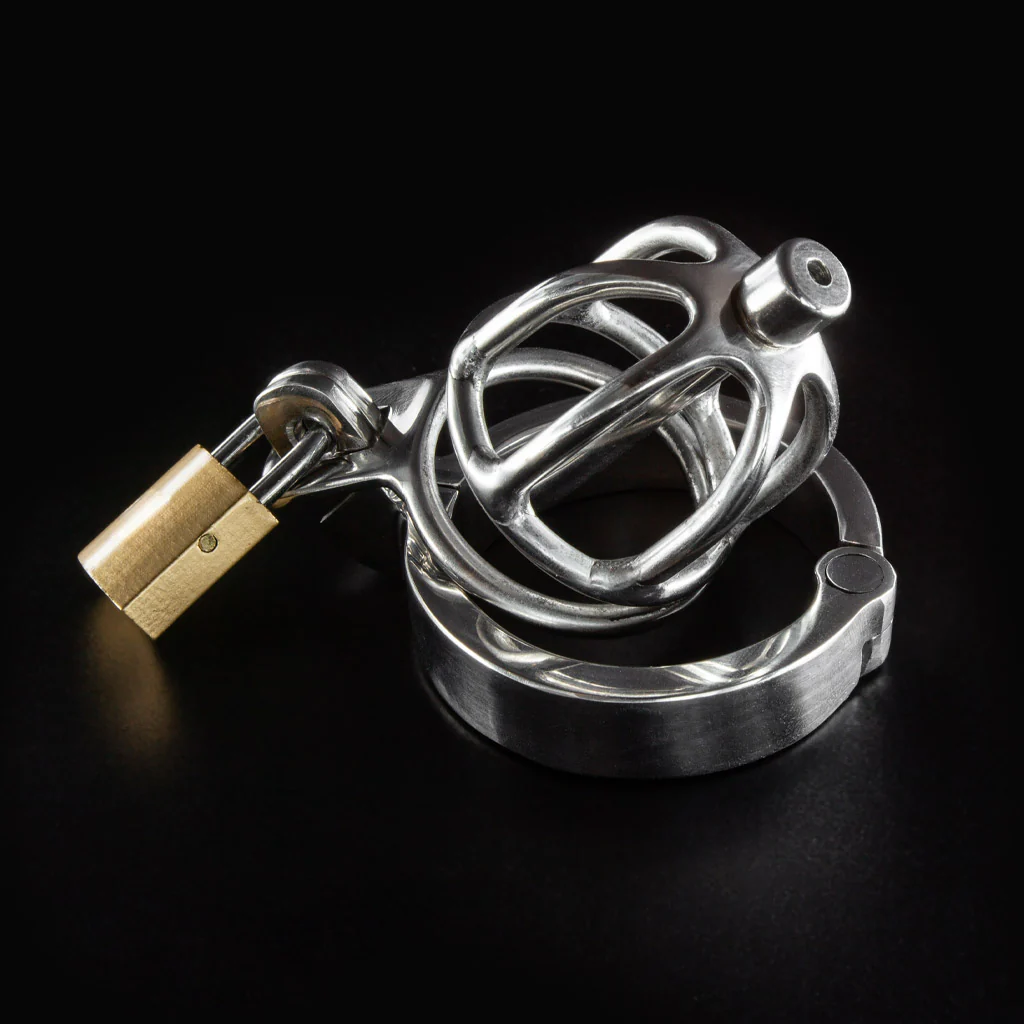 Micro Chastity Cage with Urethral Sound - Ring 45mm