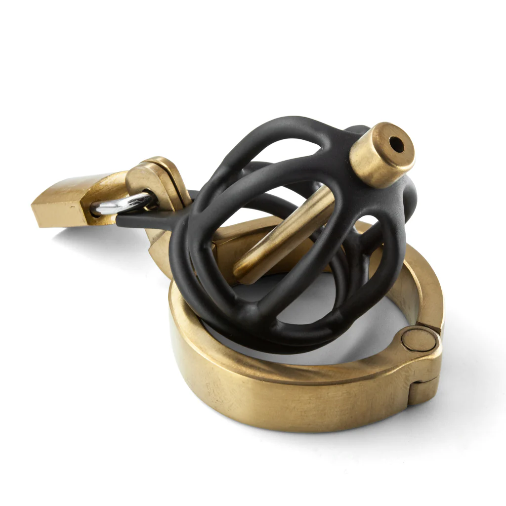 Micro Chastity Cage with Urethral Sound - Ring 45mm - Image 2