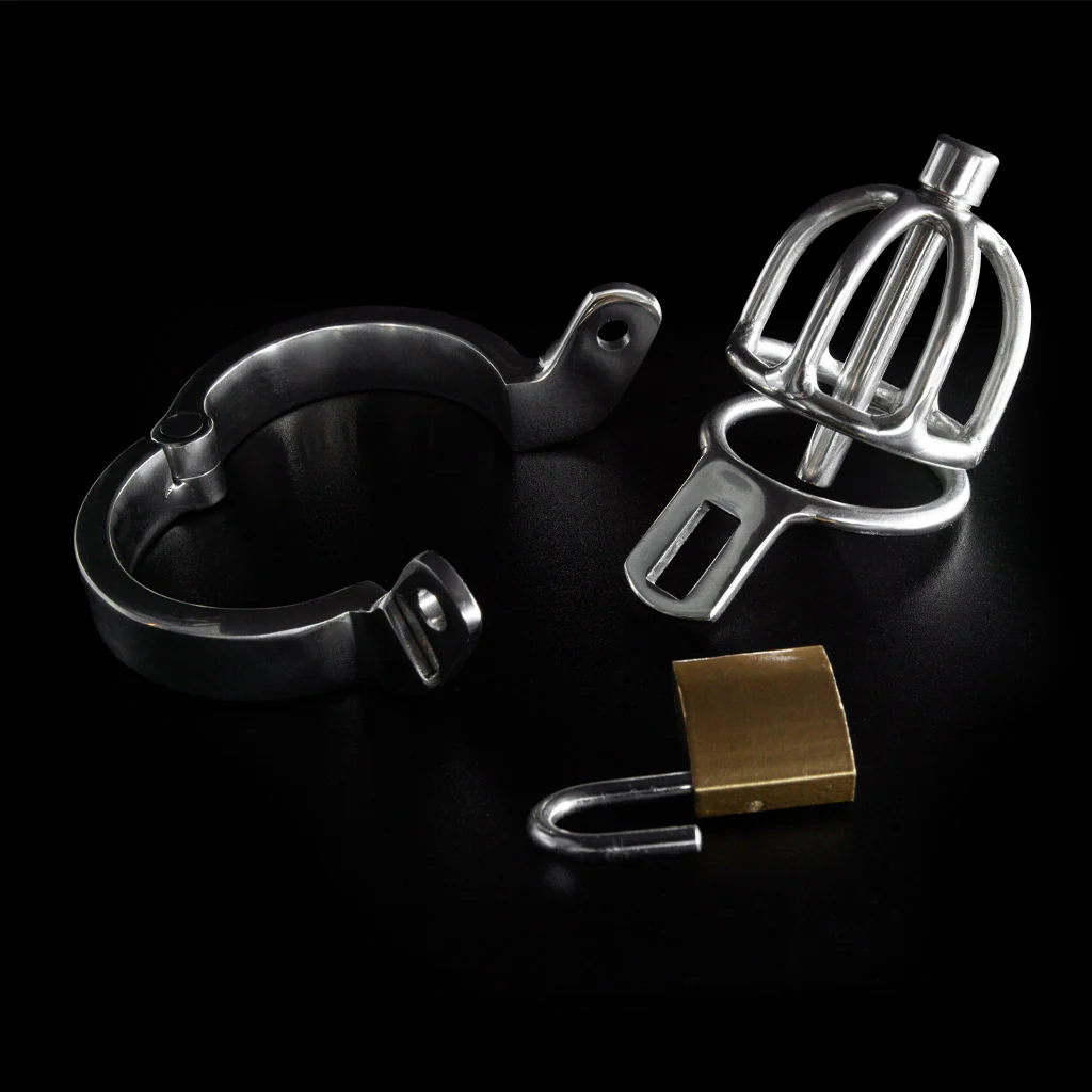 Micro Chastity Cage with Urethral Sound - Ring 45mm - Image 5