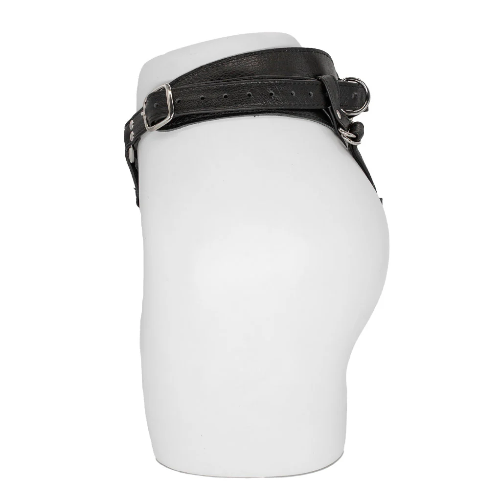 Minx Licorice Leather Strapon Harness - Image 2