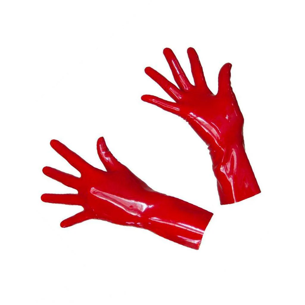 Molded Wrist Length Latex Gloves (Chlorinated) - Image 2