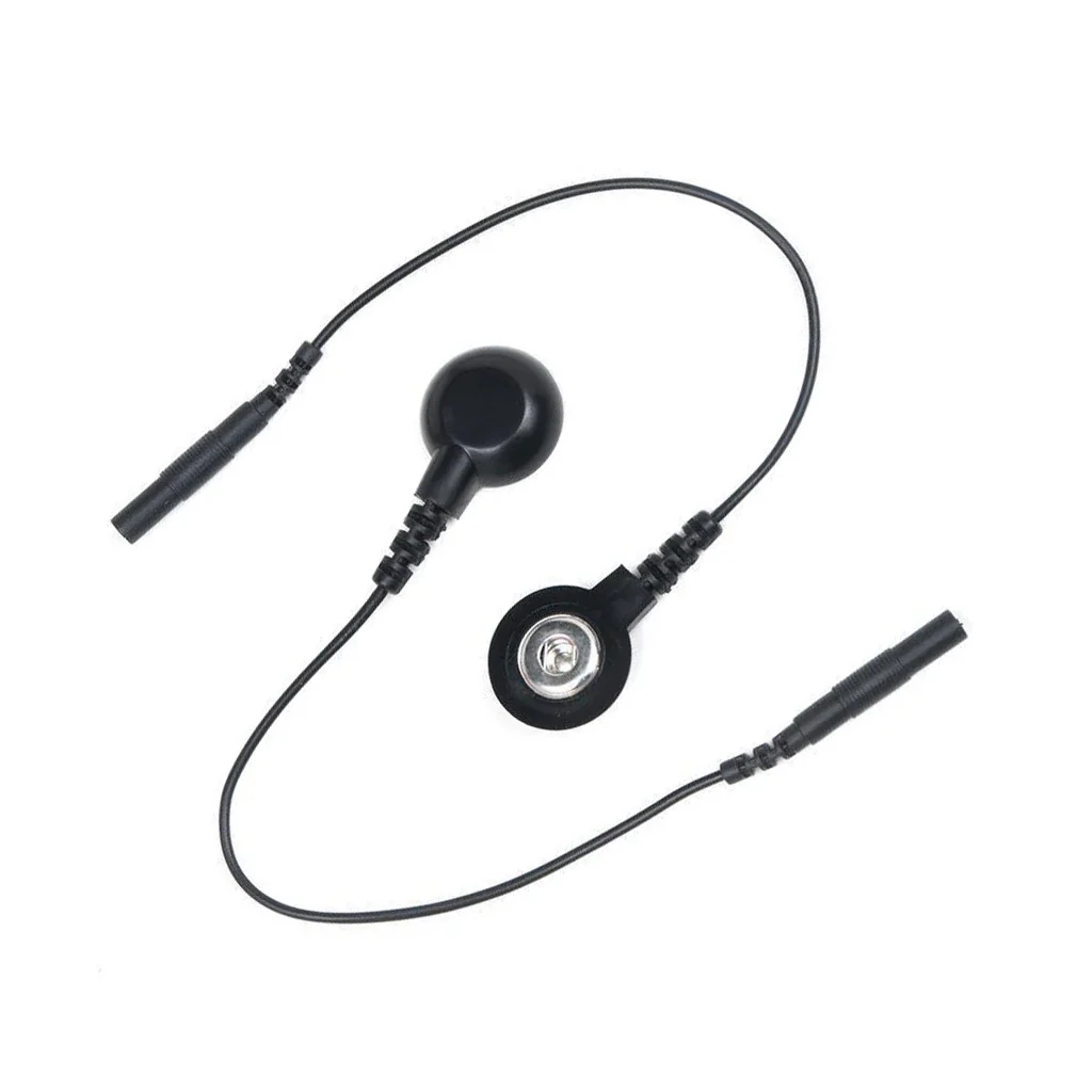 Mystim Adaptor Wire Snap Fasteners (Female) to 2mm Plug Junction