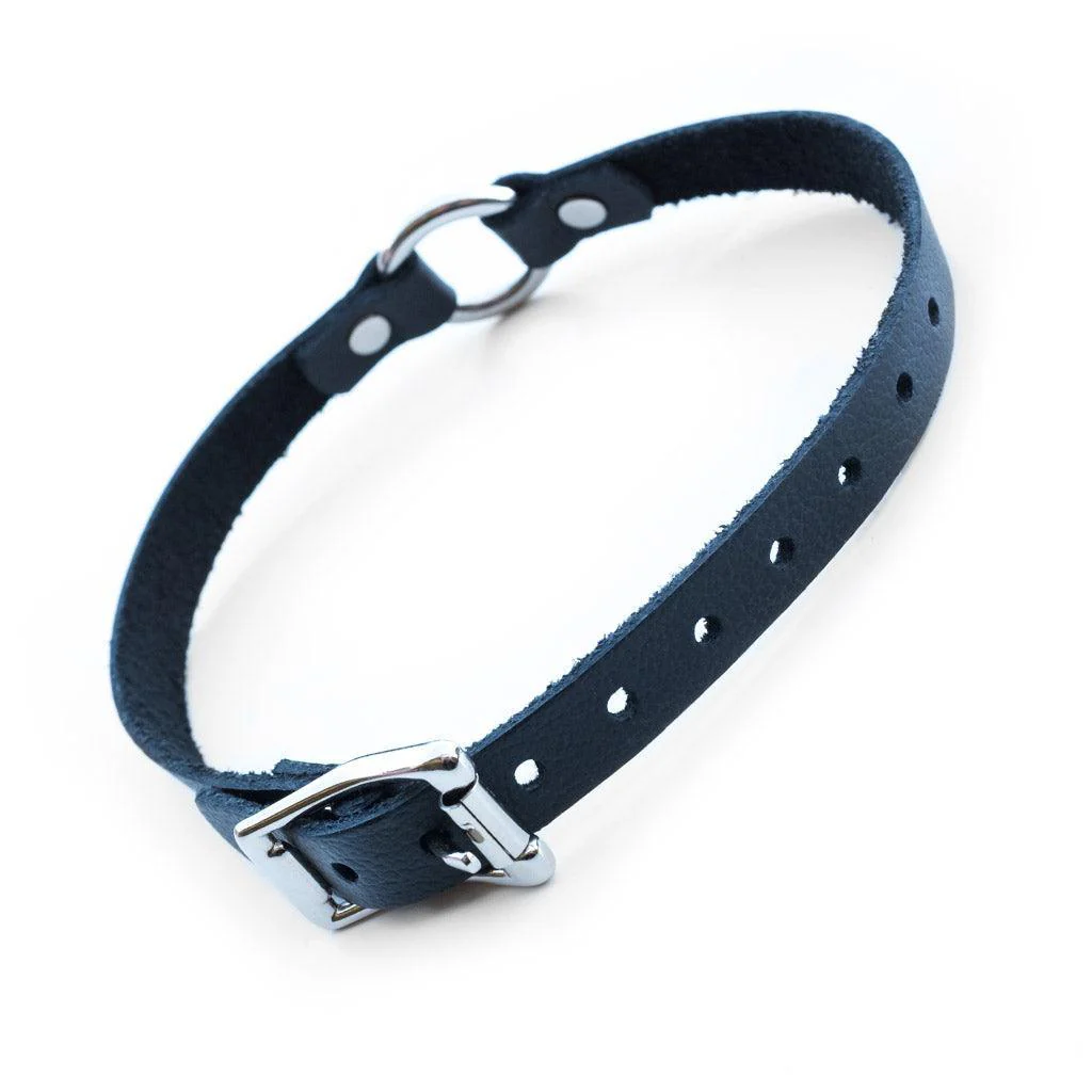 O-Ring Leather Choker - Image 6