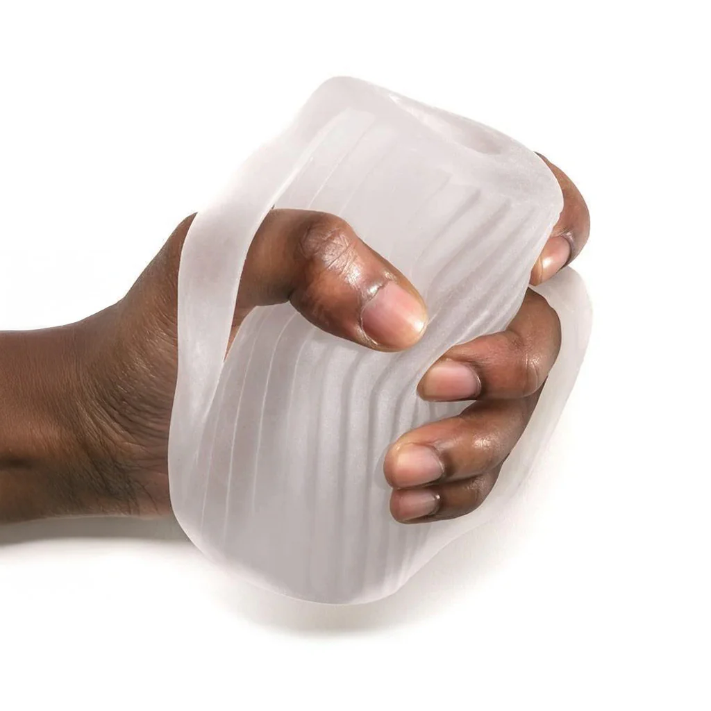 Perfect Fit Male Masturbator w/ Grip Clear