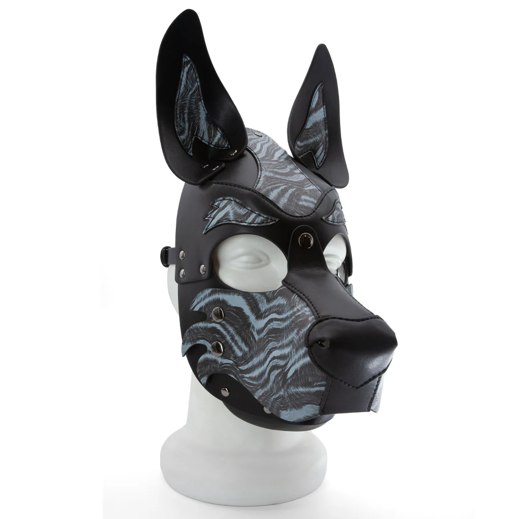 Pup 2.0 Hood Black Grey Fur