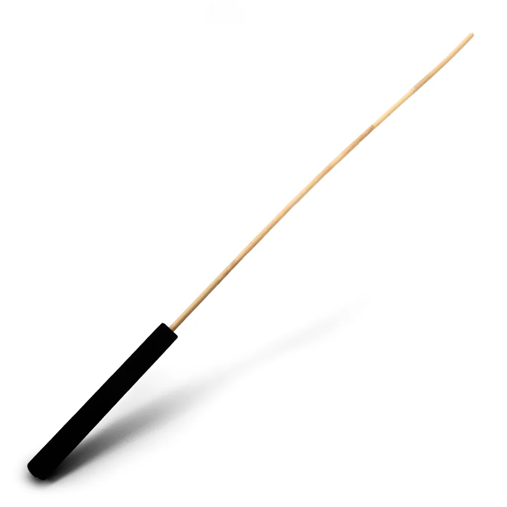 Rattan Cane with Velvet Handle - Image 2