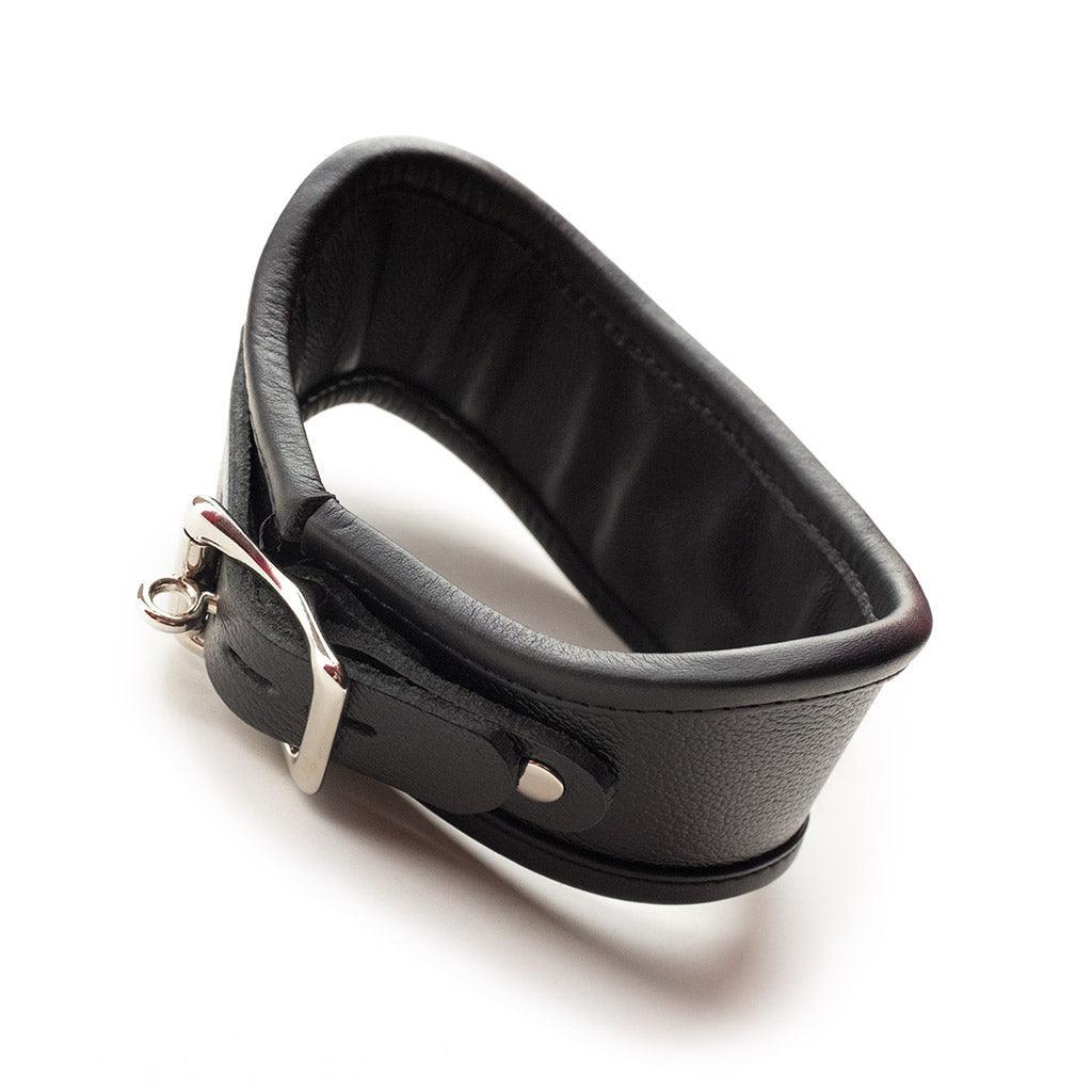 Red Laced Leather Posture Collar - Image 6
