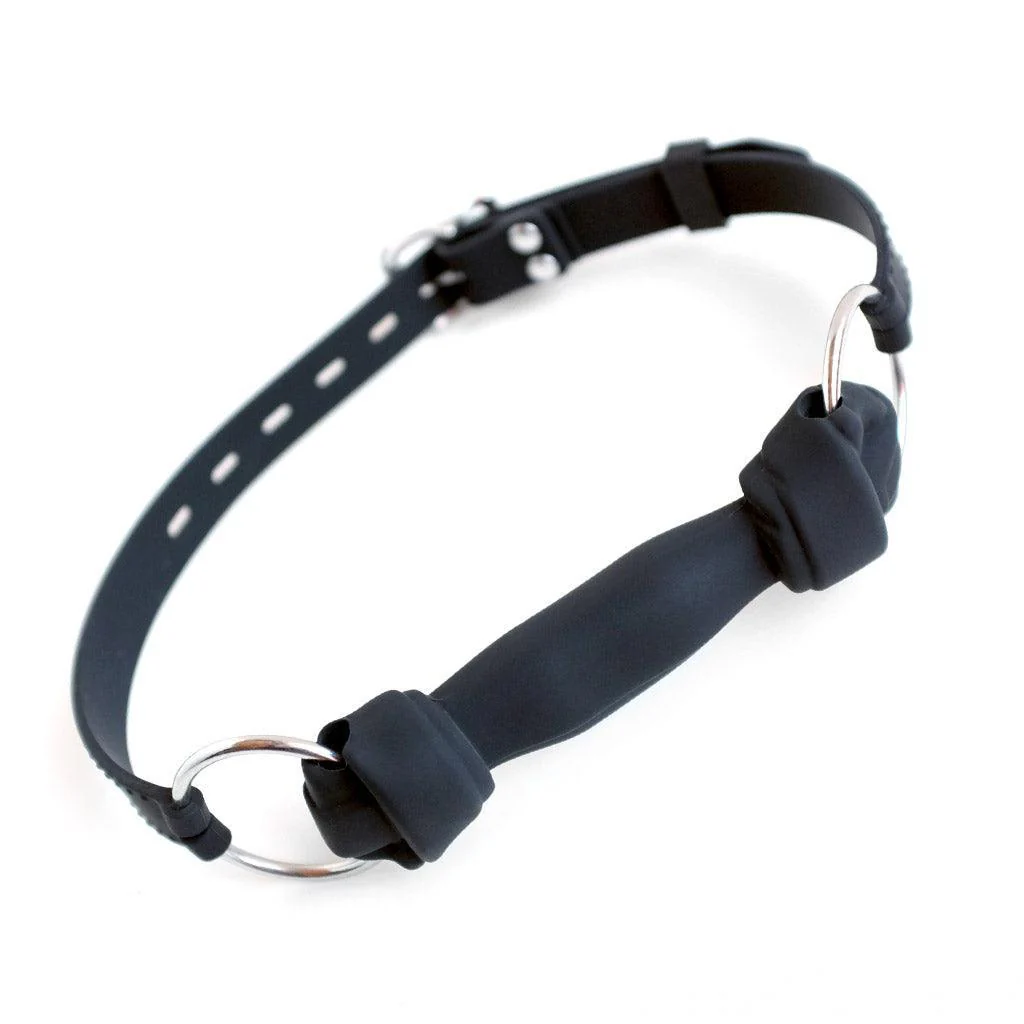 Silicone Bone Gag with Silicone Strap